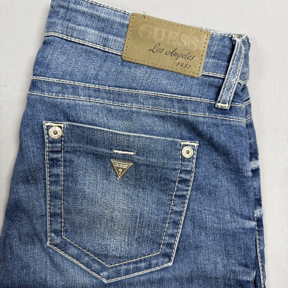 Guess Power Ultra Skinny Low-Rise Jeans‎ Womens 29x30 Medium Wash Blue Denim - Picture 10 of 16